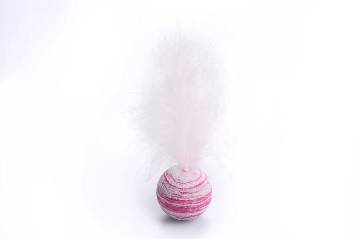 Cat Toy Feather Ball