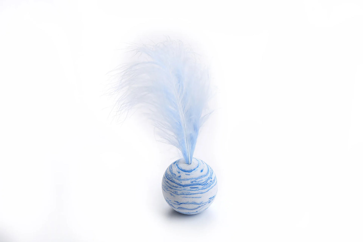 Cat Toy Feather Ball