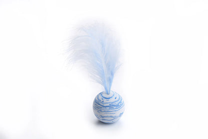 Cat Toy Feather Ball